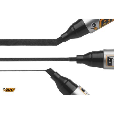 3086120123048-BIC MARKING 2300 - Pack de 4 marqueurs permanents - pointe biseau - couleurs assorties--4