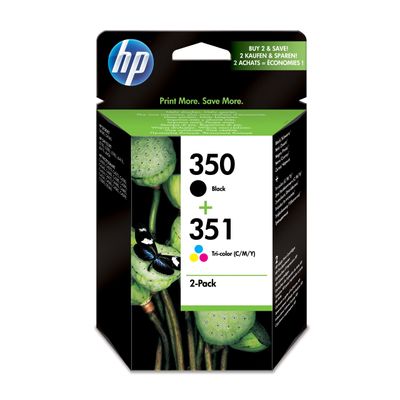 884420861508-HP 350/351 - Pack de 2 - noir et 3 couleurs - cartouche d'encre originale (SD412EE)--0