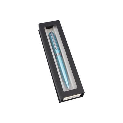 4014421346438-Online Eleganza - Stylo à bille - turquoise satin-Angle gauche-3