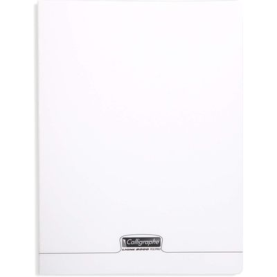 3210330181912-Calligraphe 8000 - Cahier de dessin polypro 24 x 32 cm - 96 pages - uni - transparent--0