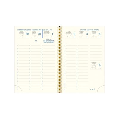 3660942032001-Agenda de poche Vérone - 1 semaine sur 2 pages - 16 mois - 9 x 13 cm - disponible dans différentes cou--3