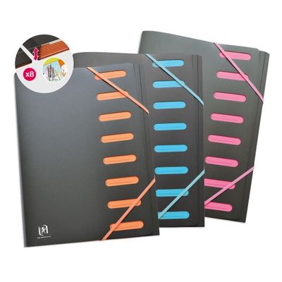 3045050056086-Oxford for Students - Trieur polypro 8 positions - disponible dans différentes couleurs--1