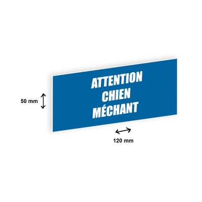 2012348177922-Plaque boîte à lettres personnalisée avec votre texte - 120 x 50 mm - bleue - adhésivée prête à --1