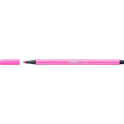 4006381333184-STABILO Pen 68 - Feutre pointe moyenne - rose--0