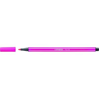 4006381333382-STABILO Pen 68 - Feutre pointe moyenne - rose foncé--0