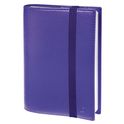 3371010362578-Agenda à élastique Time&Life Pocket - 1 semaine sur 2 pages - 10 x 15 cm - violet - Quo Vadis--0