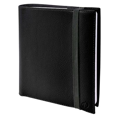 3371010362592-Agenda à élastique Time&Life Medium - 1 semaine sur 2 pages - 16 x 16 cm - noir - Quo Vadis--0