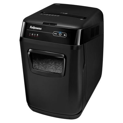 043859683741-Fellowes AutoMax 150C - destructeur de documents coupe croisée - 150 feuilles - Corbeille 32 litres - anti-bourrage - destruc--0