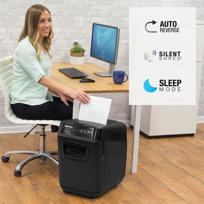 043859683741-Fellowes AutoMax 150C - destructeur de documents coupe croisée - 150 feuilles - Corbeille 32 litres - anti-bourrage - destruc--5