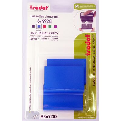 3459593492827-Trodat - 3 Encriers 6/4928 recharges pour tampon Printy 4928/4958 - bleu--0