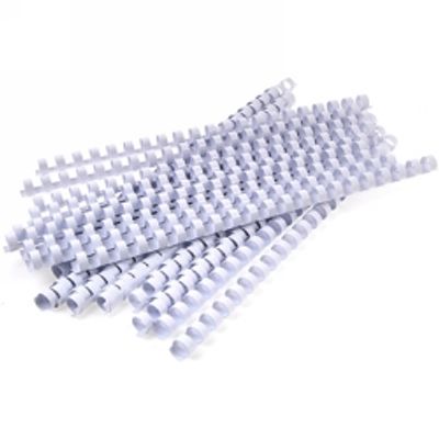 077511534829-Fellowes - 50 anneaux de reliure en plastique - 25mm - jusqu'à 210 feuilles - blanc--0
