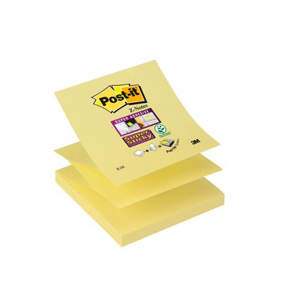 0051141968698-Post-it - Bloc Z-Notes Super Sticky - jaune - 76 x 76 mm--0