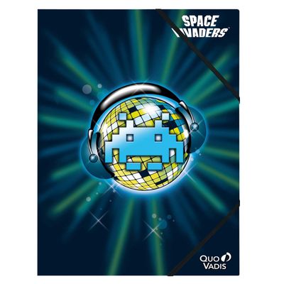 3371010380176-Quo Vadis Space Invaders - Chemise à rabats - A4--0