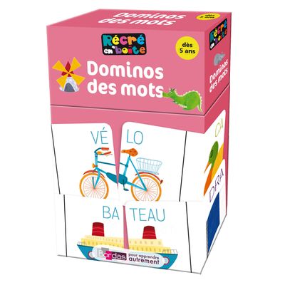 3133097354095-Récré en boîte - Dominos des mots--0