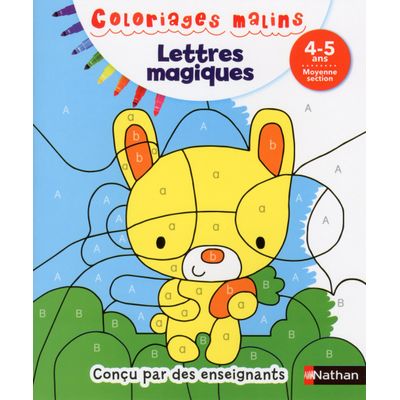 9782091894515-Coloriages malins - Lettres magiques moyenne section 4/5 ans--0