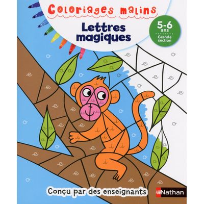 9782091894539-Coloriages malins - Lettres magiques grande section 5/6 ans--0