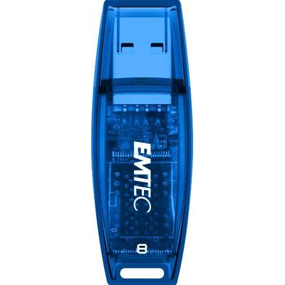 3126170120762-Emtec C410 - clé USB 2.0 - 8 Go - couleurs assorties--5