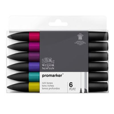 884955070369-ProMarker - marqueur double pointe - tons riches--0