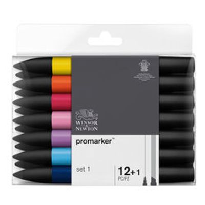 884955070628-ProMarker - Pack de 13 marqueurs double pointe - assortis set 1--0