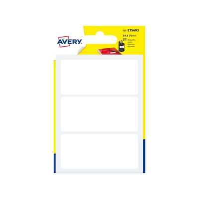 5014702026508-Avery - 21 Étiquettes multi-usages blanches - 34 x 75 mm--0