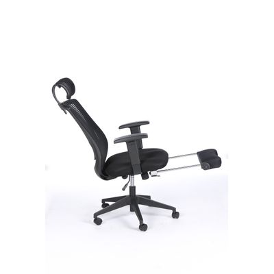3760185028011-Fauteuil de bureau PRORELAX - accoudoirs réglables - appui-tête réglable et repose-jambe téléscopi--9
