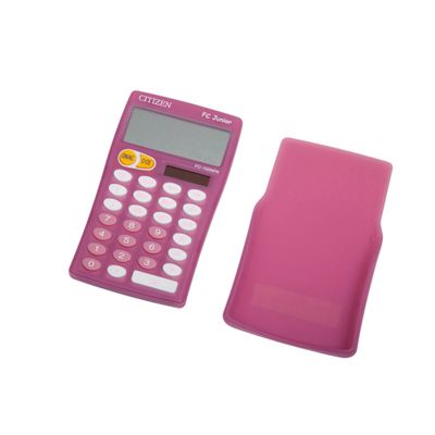 4562195134220-Calculatrice de bureau Citizen FC-100N - 10 chiffres - alimentation batterie et solaire - rose--5