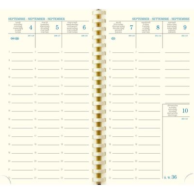 3660942057714-Agenda de poche Méline - 1 semaine sur 2 pages - 16 mois - 9 x 16 cm - disponible dans différentes cou--3