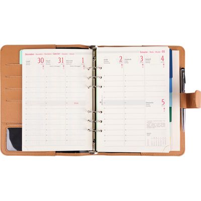 3664447135410-Milano - Organiseur camel - 19 x 23 cm - Oberthur--1