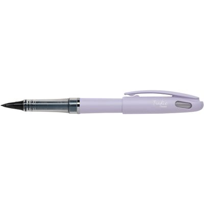 3474371970069-Pentel Tradio Pastel - Feutre plume - corps violet--0