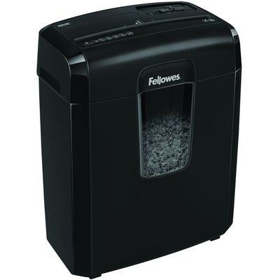 0043859724697-Fellowes Powershred 8Mc - destructeur de documents coupe croisée microparticules - 8 feuilles - Corbei--1