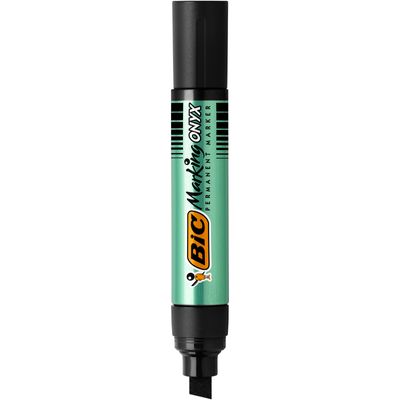 3086129999187-BIC ONYX 1891 XL - Marqueur permanent - pointe biseau large - noir--0