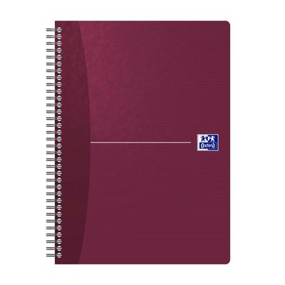 3020120107707-Oxford Office Essentials - Cahier à spirale B5 - 180 pages - points - disponible dans différentes cou--4