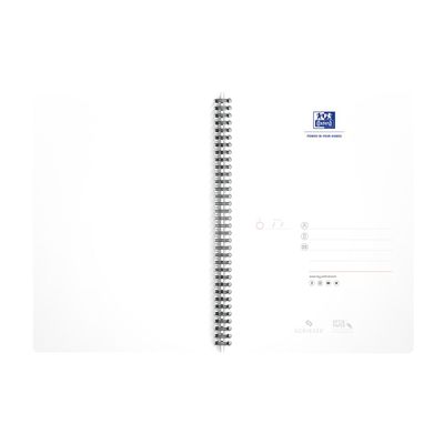 3020120107707-Oxford Office Essentials - Cahier à spirale B5 - 180 pages - points - disponible dans différentes cou--7