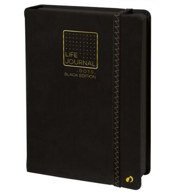 3371010421237-Life Journal Infinite - Agenda perpétuel - 15 x 21 cm - noir - Quo Vadis--0