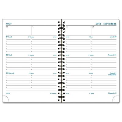 3660942060486-Agenda Iderama septembre à décembre - 1 semaine sur 2 pages - 14 x 18 cm - disponible dans différentes cou--5