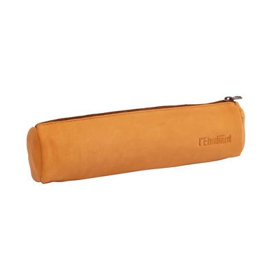 3045050385797-Trousse ronde cuir L'Étudiant - 1 compartiment - Hamelin--0