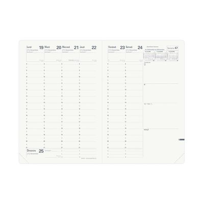 3371010425549-Agenda Equology - 1 semaine sur 2 pages - 16 x 24 cm - bleu - Quo Vadis--1