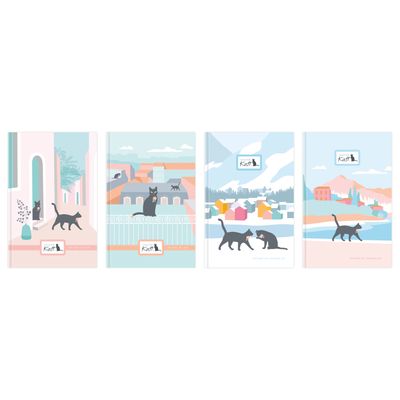 3147280153990-Lecas Katt - Agenda 1 semaine sur 2 pages - 16 x 24 cm - différents modèles disponibles--0