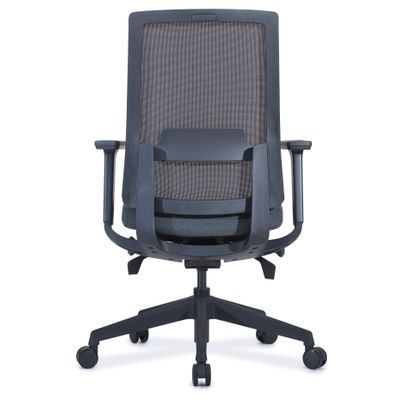 3700339883547-Fauteuil de bureau BRIAN - accoudoirs réglables - appui-tête en option - dossier en résille - noir--4