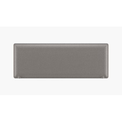 7331910018933-Panneau acoustique avec patine de fixation - L120 x 40 cm - Gris--0