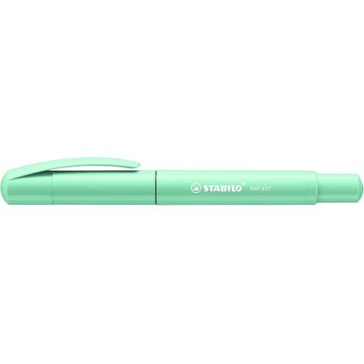 4006381538954-STABILO beFab! - Roller encre bleue - 0,5 mm - corps large - turquoise--1