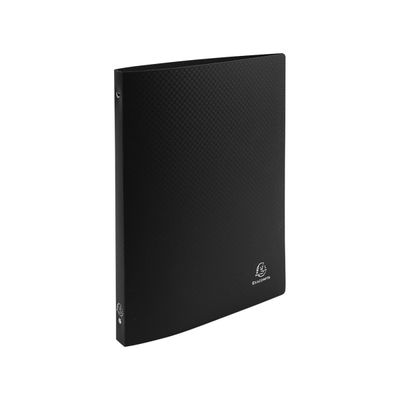 3130630511915-Exacompta Opak - Classeur à anneaux - Dos 20 mm - A4 - pour 100 feuilles - noir--0
