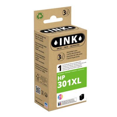 8720282009257-Cartouche compatible HP 301XL - cyan, magenta, jaune - ink--0