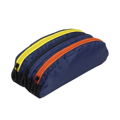 3135258838376-Trousse rectangulaire Genius Triple - 3 compartiments - 4 coloris disponibles - Viquel--2