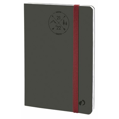 3371010443147-Agenda à élastique Everest Affaires 16 mois - 1 semaine par page - 10 x 15 cm - gris - Quo Vadis--0