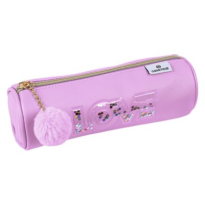 3108726489691-Trousse ronde Colors Aloha - 1 compartiment - 4 coloris disponibles - Oberthur--2
