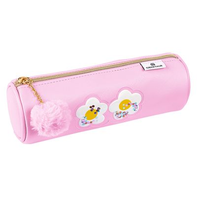 3108726489691-Trousse ronde Colors Aloha - 1 compartiment - 4 coloris disponibles - Oberthur--4