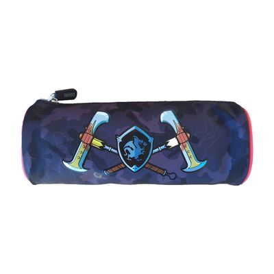 5416233427906-Trousse ronde Fortnite - 1 compartiment - gris - Bagtrotter--0