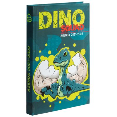 3592930017410-Agenda Dino bleu - 1 jour par page - 12,5 x 17,5 cm - Bouchut--3