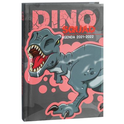 3592930017427-Agenda Dino gris - 1 jour par page - 12,5 x 17,5 cm - Bouchut--2
